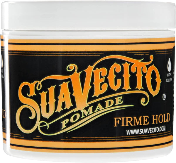 Firme Strong Hold Pomade, Strong Hold Pomade for Men, Medium Shine Water Based Wax Flake Free Hair Gel, Easy to Wash Out, All Day Hold for All Hairstyles, 4Oz/113G