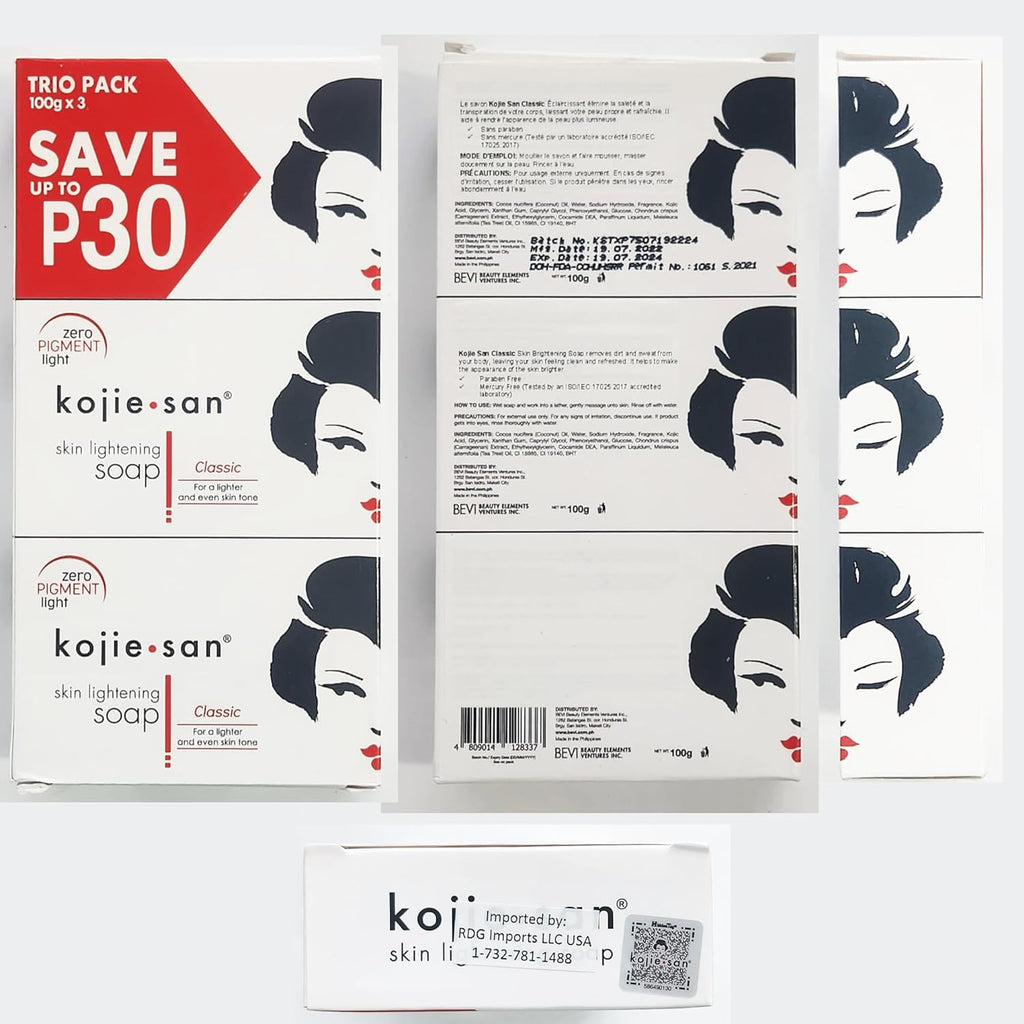 Soap, All Variants, (Skin Lightening Soap 3X100Grams)