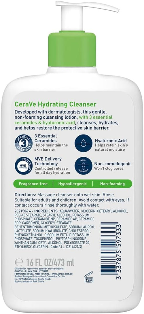 Cerave Hydrating Cleanser Face Wash